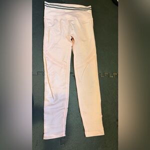 SHEIN Pink Leggings with Gray Stripe